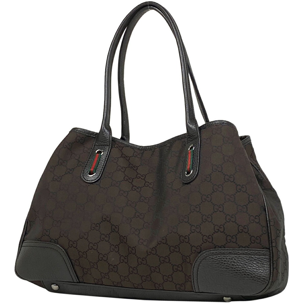 Gucci GG tote bag Sherry web brown